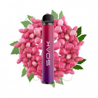 Одноразовая электронная сигарета SOAK X - Rose Grape (Роза и Виноград)